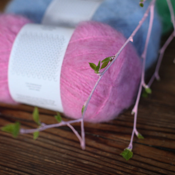 The Fluffy one - yarn of the month in April