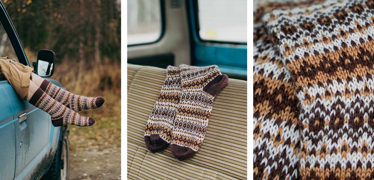 Ronja Hakalehto; Kiertoteitä - 17 neuletta matkan varrelta.