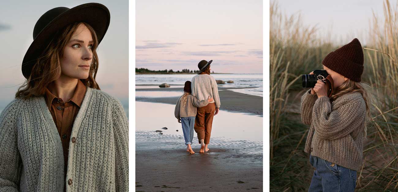 Ronja Hakalehto; Kiertoteitä - 17 neuletta matkan varrelta.