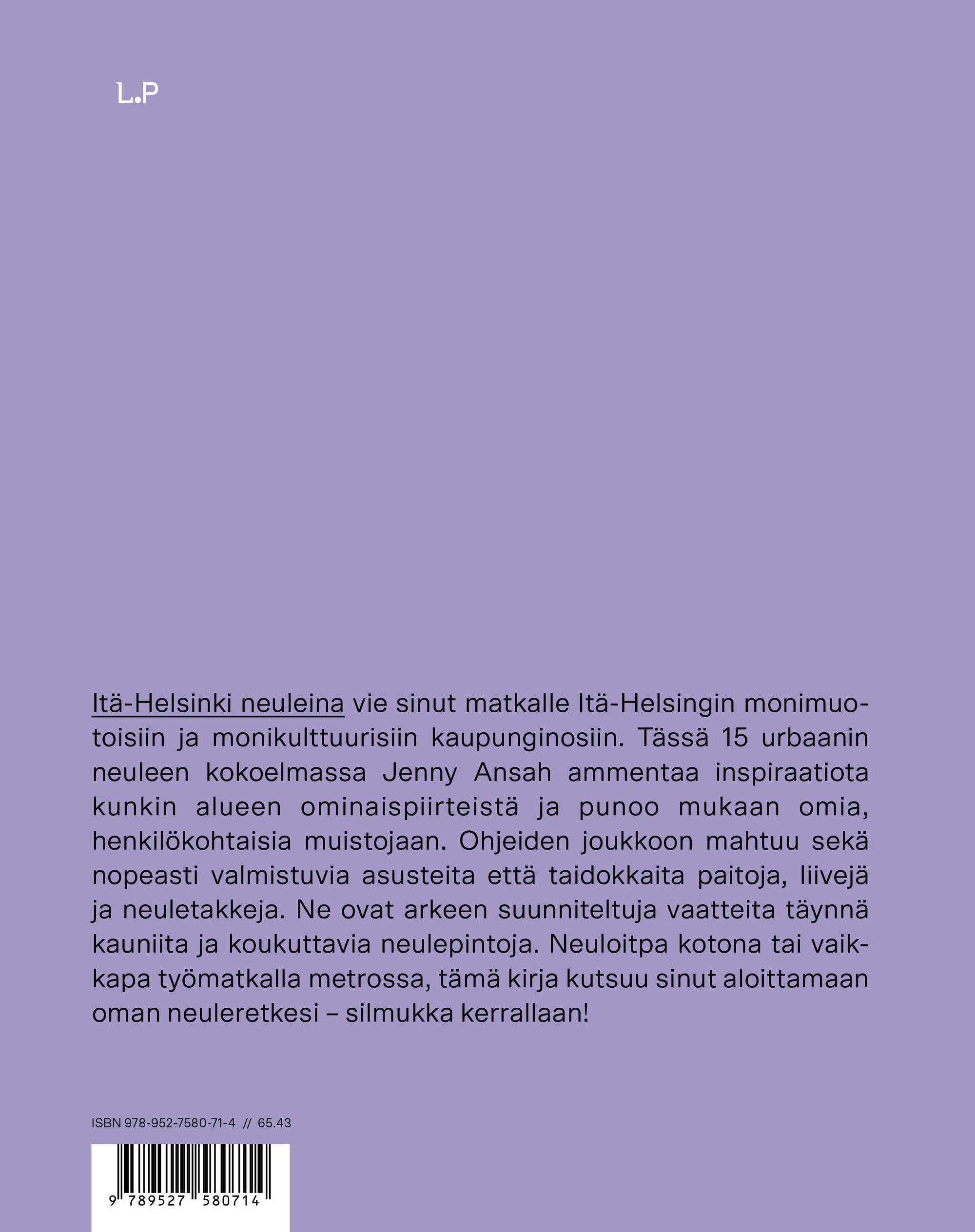 Jenny Ansah; Itä-Helsinki neuleina - 15 rentoa ohjetta