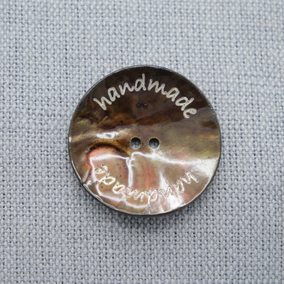 "Handmade" button large