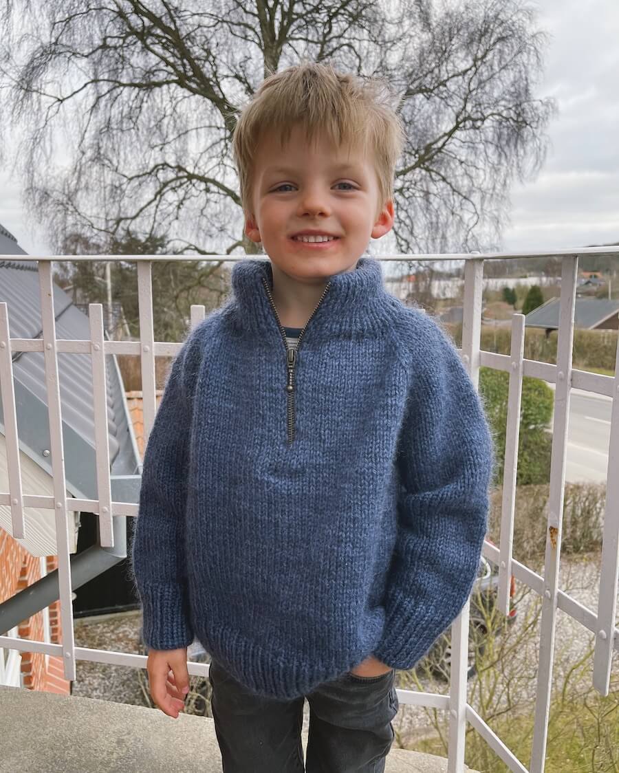 Zip knit sweater on sale