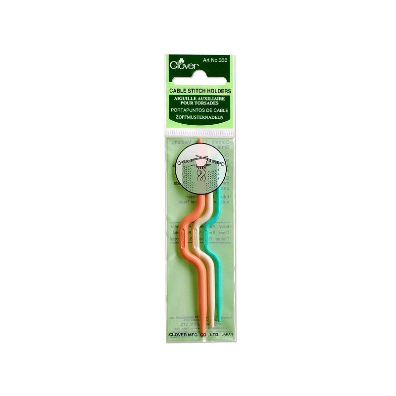 Clover – Cable Stitch Holders - palmikkopuikot