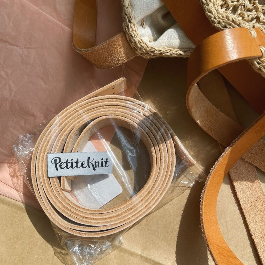 PetiteKnit - Nahkaiset Olkahihnat French Market Bagille