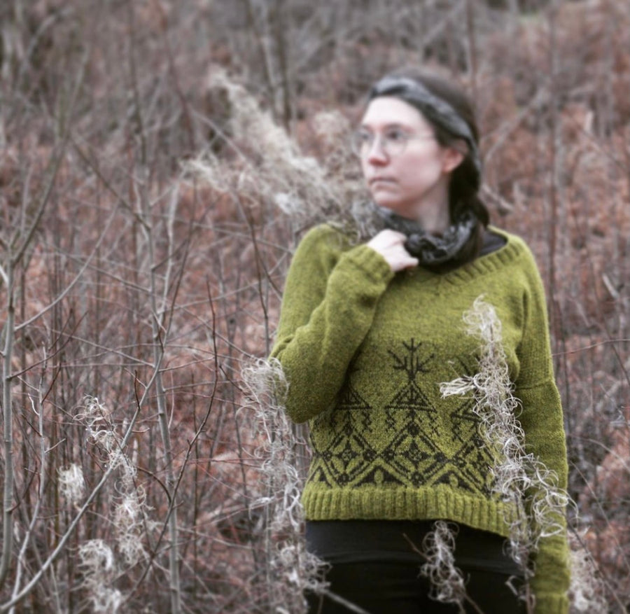 Ihtiriekkoknits - Pohjolan emäntä villapaita