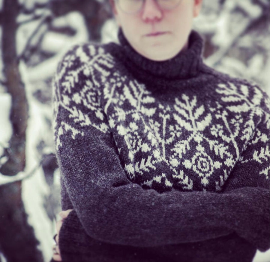 Ihtiriekkoknits - Suolaulu talvi villapaita