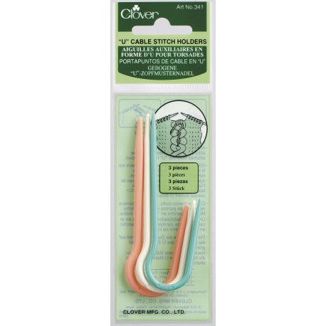 Clover – Cable Stitch Holders - palmikkopuikot